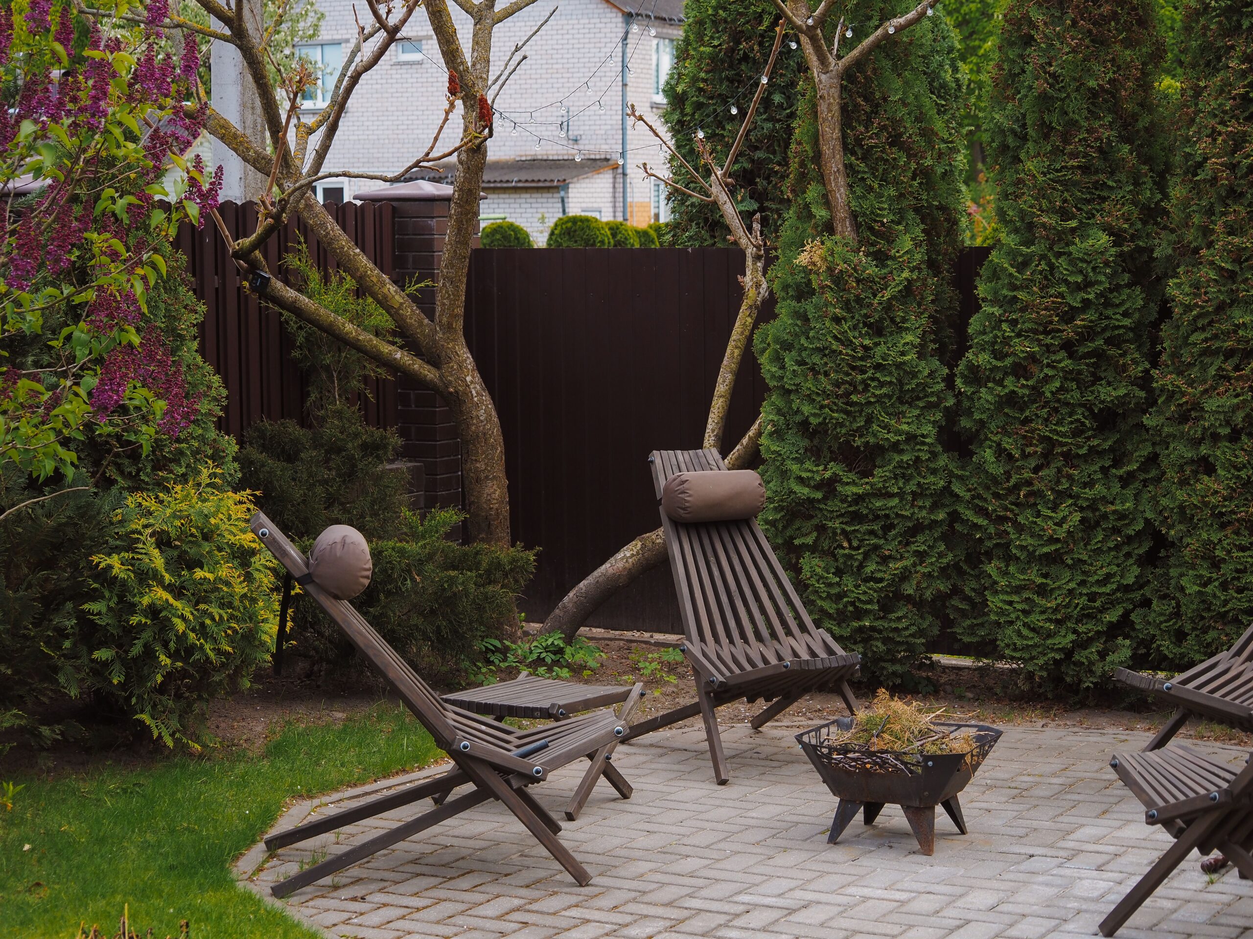 Patio where you can sit comfortably 