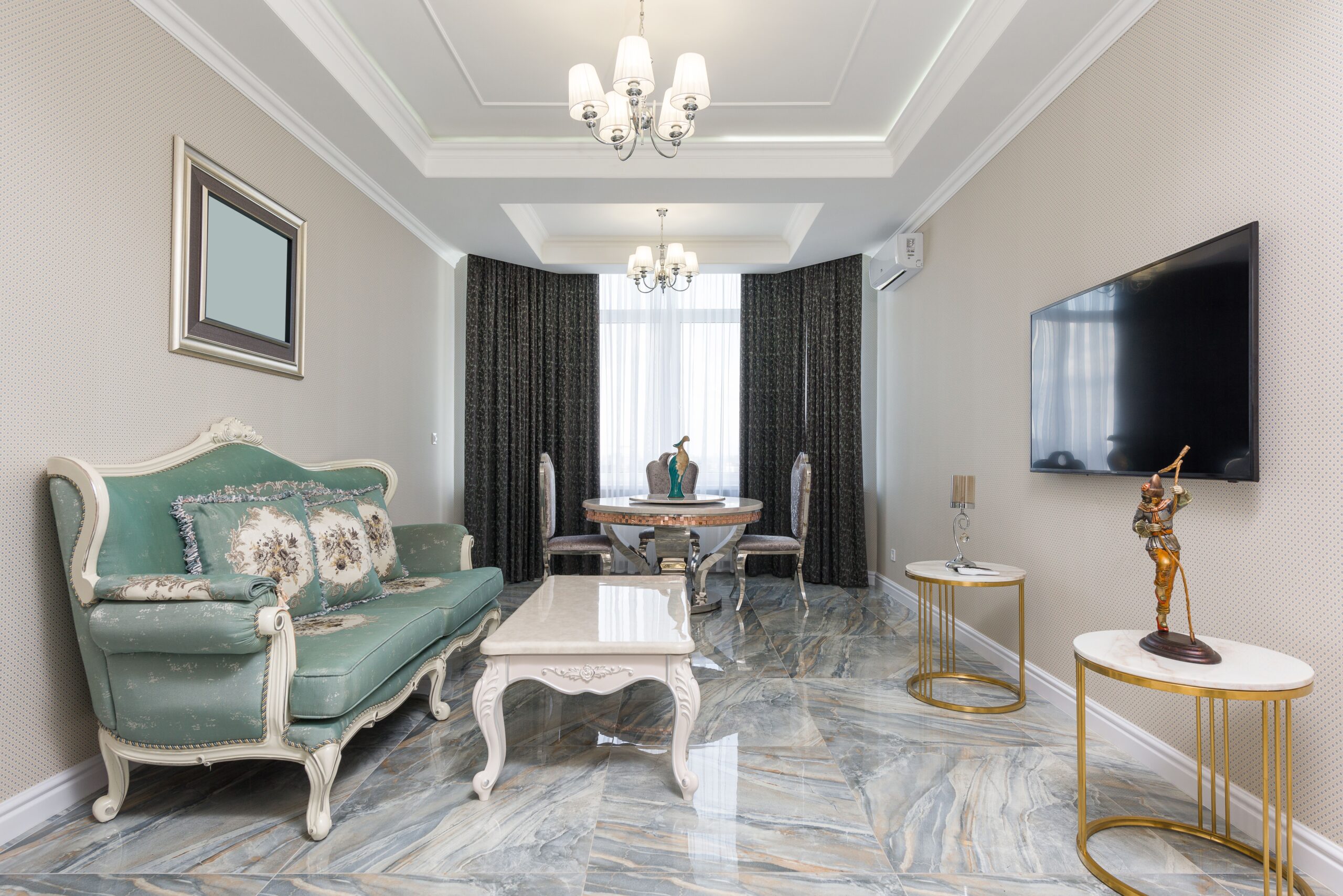 Living room furniture placement